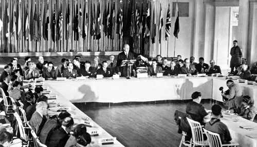 Konferenz in Bretton Woods im Juli 1944