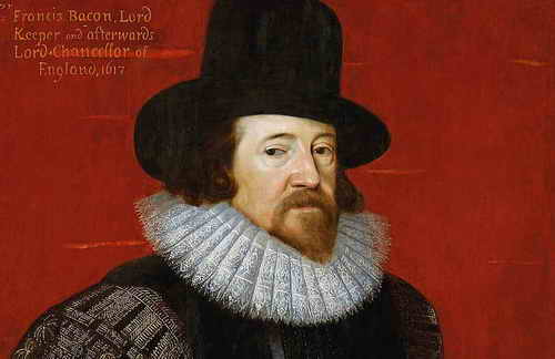 Sir Francis Bacon. Porträt Frans Pourbus (1617), Lazienki-Palast Warschau